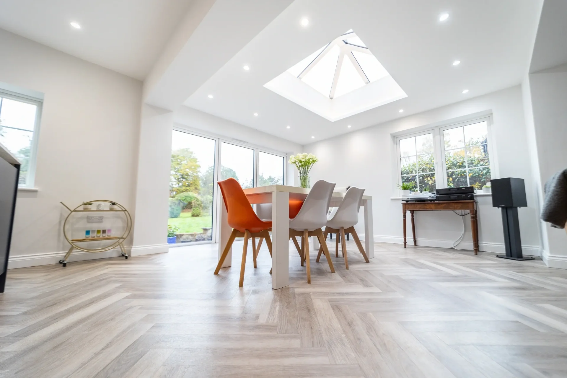 full home renovation creating an open plan kitchen and living area