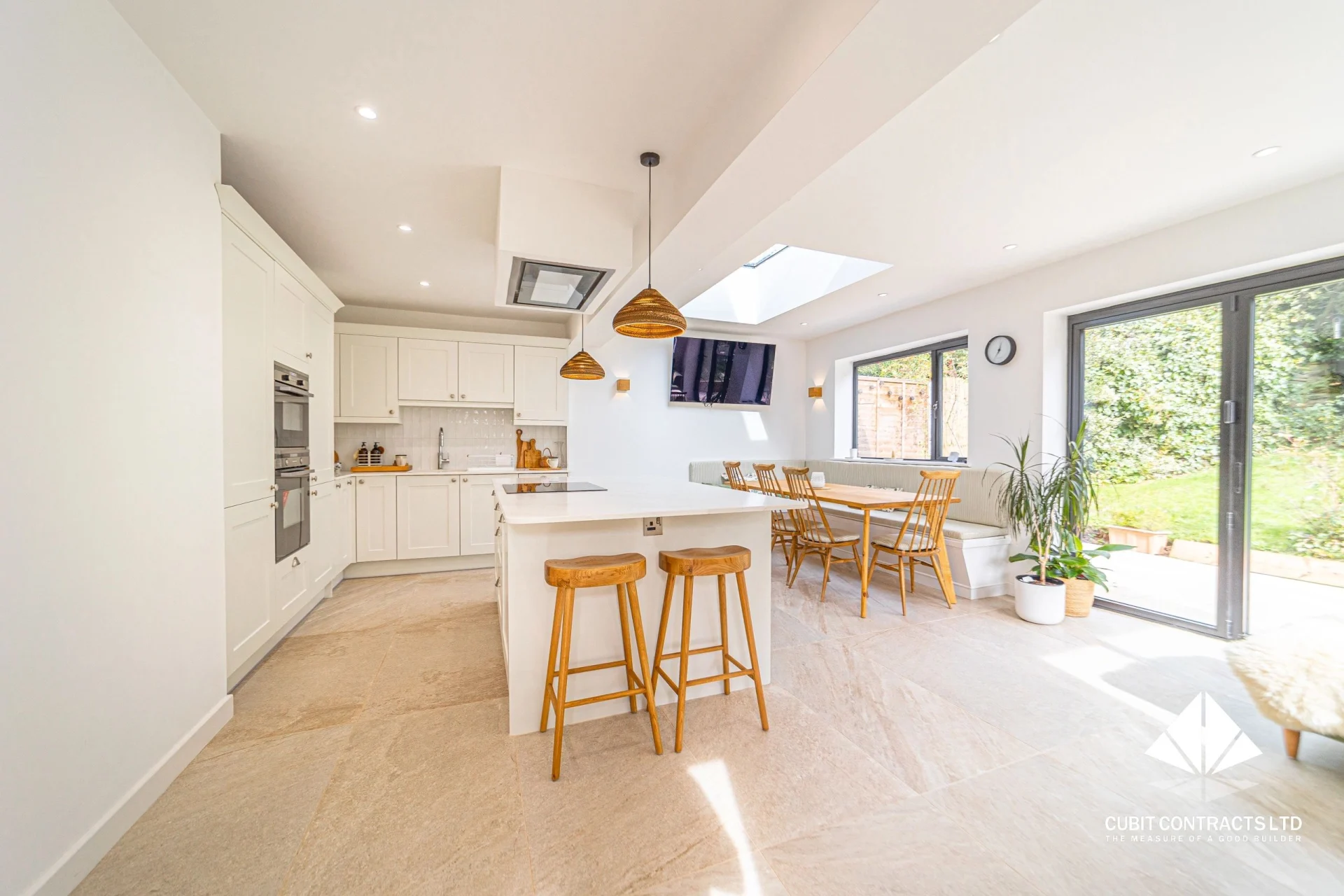 luxury home renovation transforming a traditional property into a modern living space